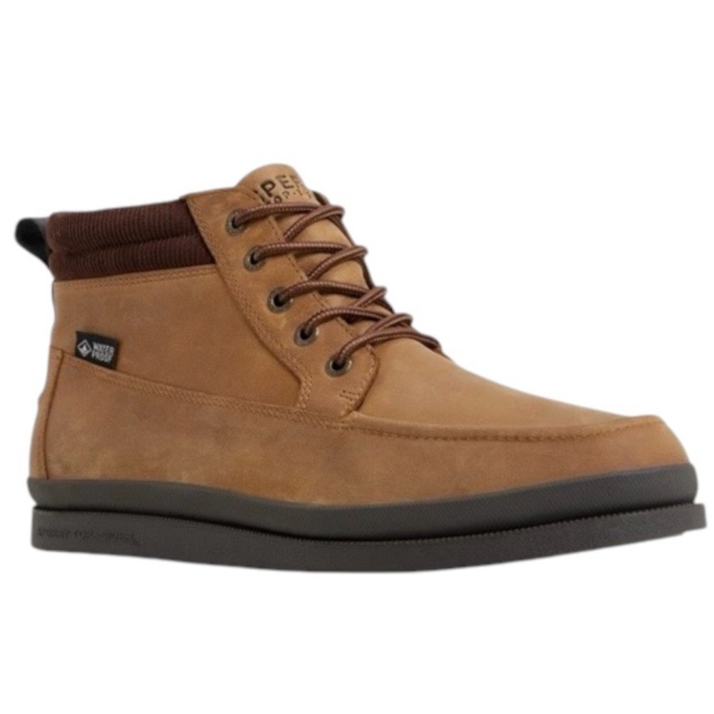 Sperry NWT Men's Wheat/Tan Leather Chukka Boots - Picture 3 of 14